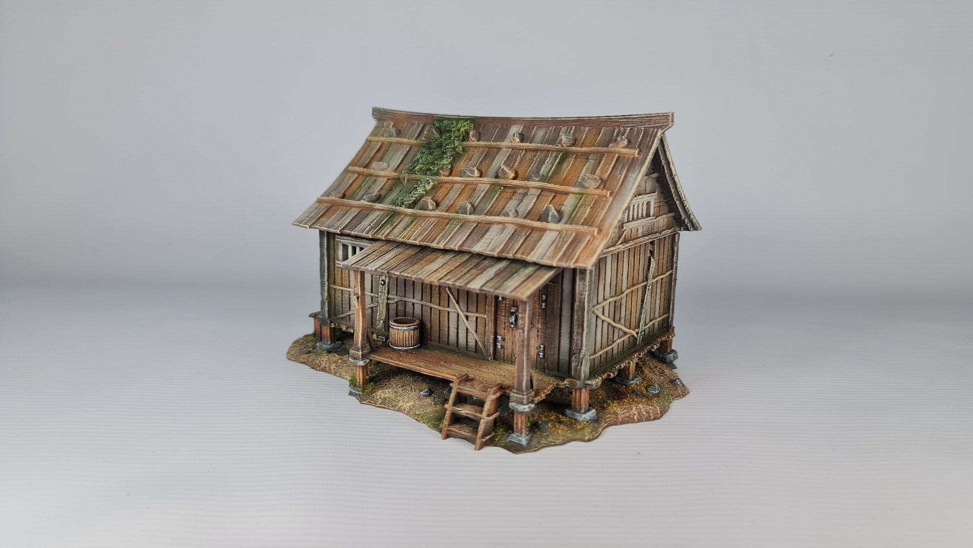 Nippon Saga Farm House Two - Wargaming Terrain 28mm - Printed on FDM Bambu Lab X1 Carbon (Custom Order) - product image 4 of 10