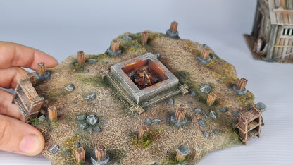 Nippon Saga Farm House Two - Wargaming Terrain 28mm - Printed on FDM Bambu Lab X1 Carbon (Custom Order) - product image 6 of 10