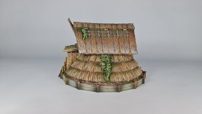Nippon Saga Farm House Three - Wargaming Terrain 28mm - Printed on FDM Bambu Lab X1 Carbon (Custom Order) - product image 3 of 10