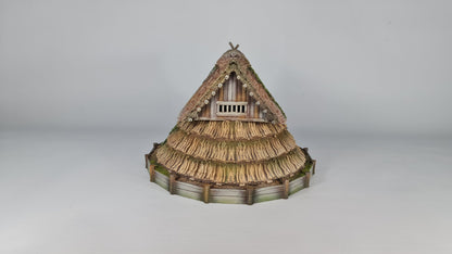 Nippon Saga Farm House Three - Wargaming Terrain 28mm - Printed on FDM Bambu Lab X1 Carbon (Custom Order) - product image 5 of 10