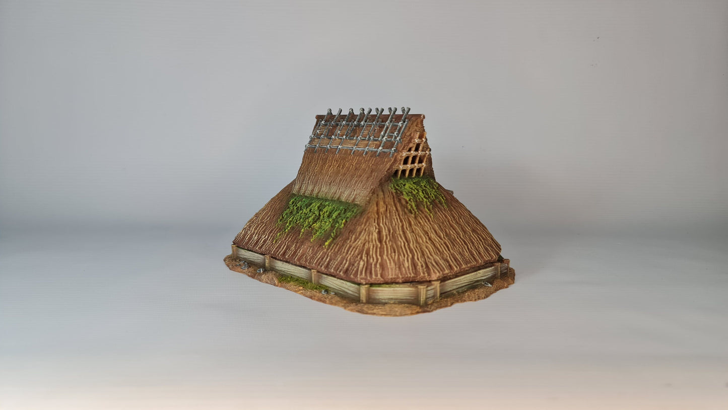 Nippon Saga Farm House Four - Wargaming Terrain 28mm - Printed on FDM Bambu Lab X1 Carbon (Custom Order) - product image 7 of 10
