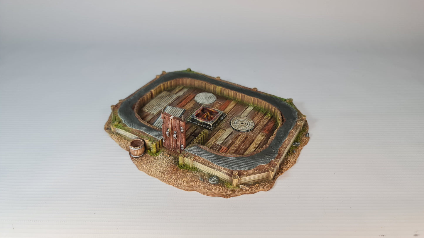 Nippon Saga Farm House Four - Wargaming Terrain 28mm - Printed on FDM Bambu Lab X1 Carbon (Custom Order) - product image 9 of 10