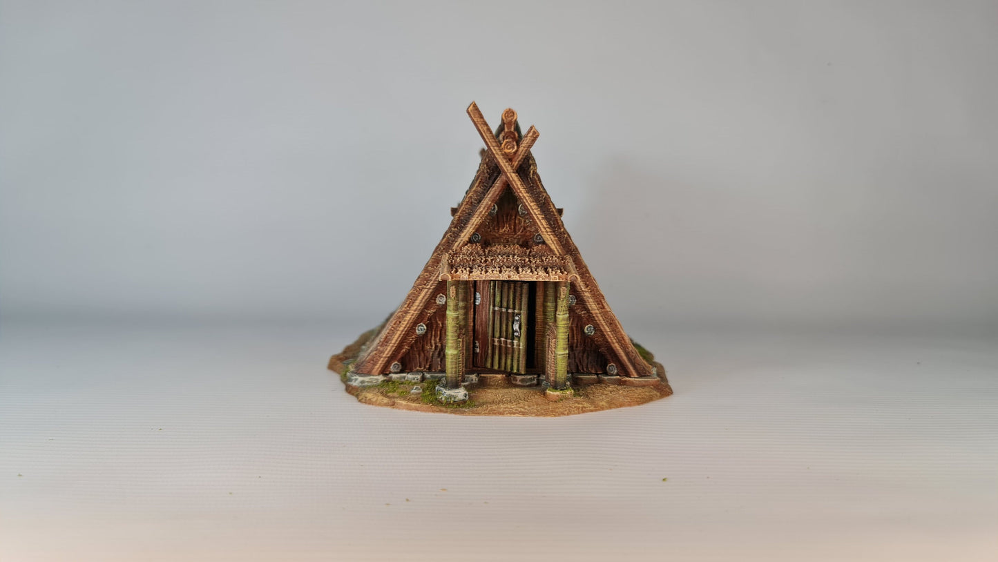 Nippon Saga Farm House Five - Wargaming Terrain 28mm - Printed on FDM Bambu Lab X1 Carbon (Custom Order) - product image 2 of 10