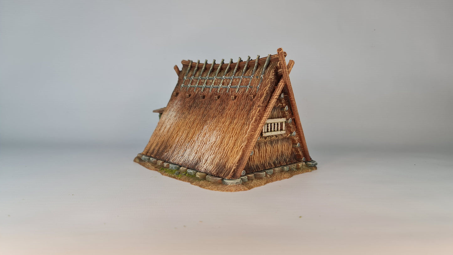 Nippon Saga Farm House Five - Wargaming Terrain 28mm - Printed on FDM Bambu Lab X1 Carbon (Custom Order) - product image 4 of 10