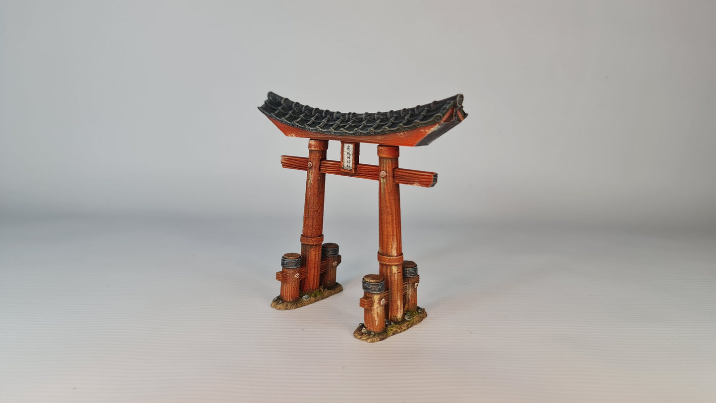 Nippon Saga Wood Torii - Wargaming Terrain 28mm - Printed on FDM Bambu Lab X1 Carbon (Custom Order) - product image 4 of 5
