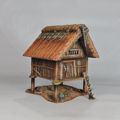 Nippon Saga Rice Storage - Wargaming Terrain 28mm - Printed on FDM Bambu Lab X1 Carbon (Custom Order) - product image 2 of 10