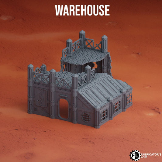 Warehouse Wargaming Terrain 28mm - Printed on FDM Bambu Lab X1 Carbon (Custom Order) - product image 1 of 3