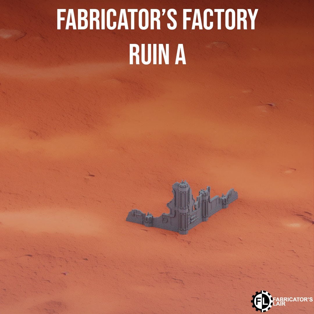 Fabricator's Factory Wargaming Terrain 28mm - Printed on FDM Bambu Lab X1 Carbon (Custom Order) - product image 4 of 10
