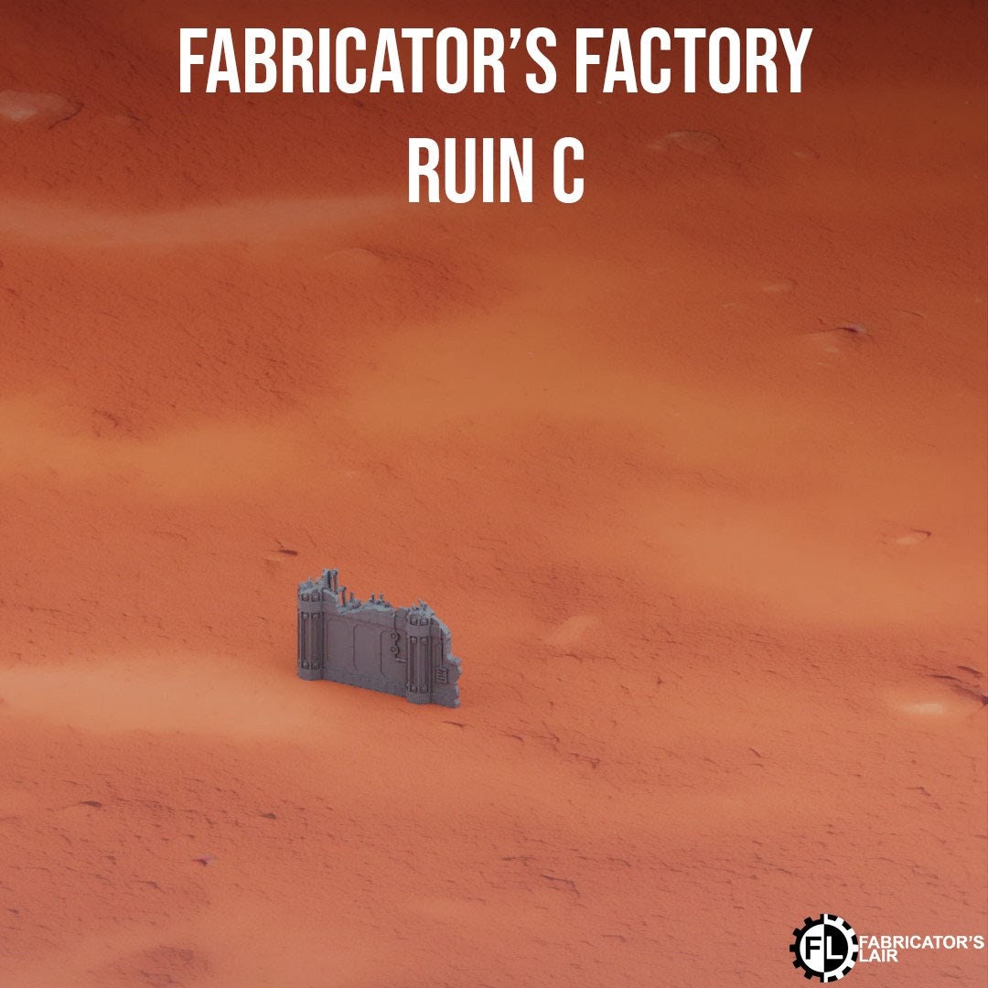 Fabricator's Factory Wargaming Terrain 28mm - Printed on FDM Bambu Lab X1 Carbon (Custom Order) - product image 6 of 10
