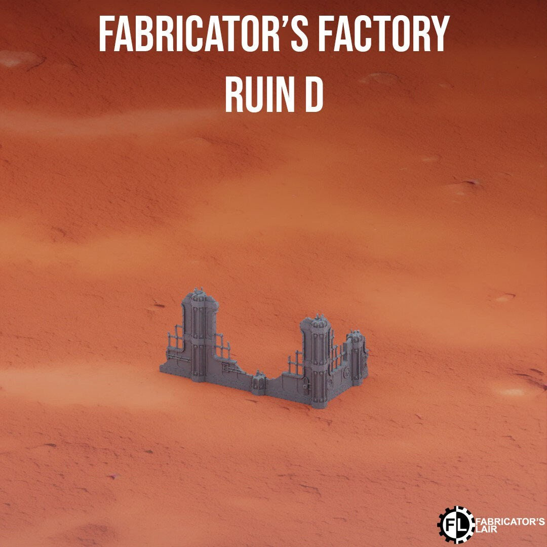 Fabricator's Factory Wargaming Terrain 28mm - Printed on FDM Bambu Lab X1 Carbon (Custom Order) - product image 7 of 10