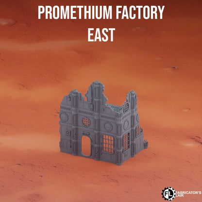 Promethium Factory Wargaming Terrain 28mm - Printed on FDM Bambu Lab X1 Carbon (Custom Order) - product image 3 of 7