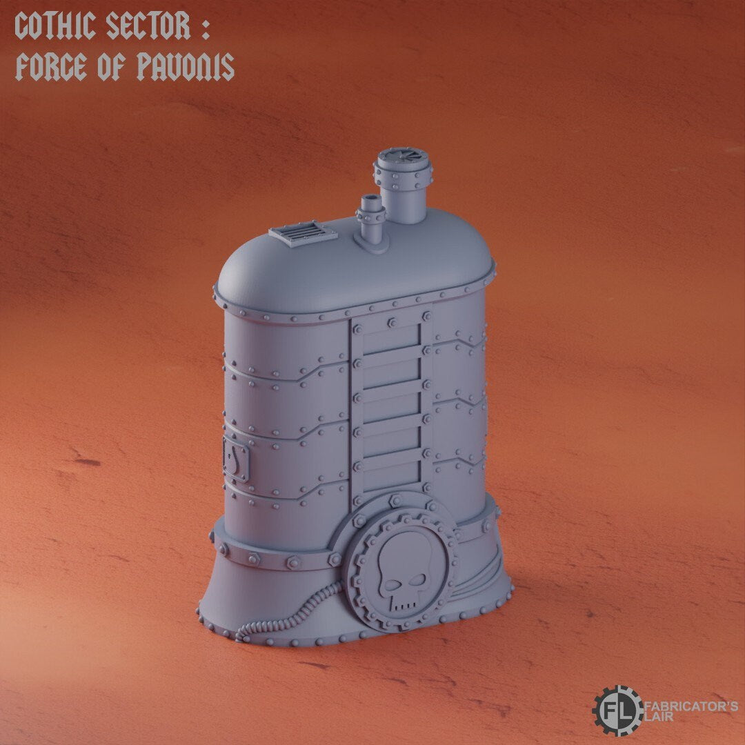 Plasma Processing Machinery Wargaming Terrain 28mm - Printed on FDM Bambu Lab X1 Carbon (Custom Order) - product image 2 of 4