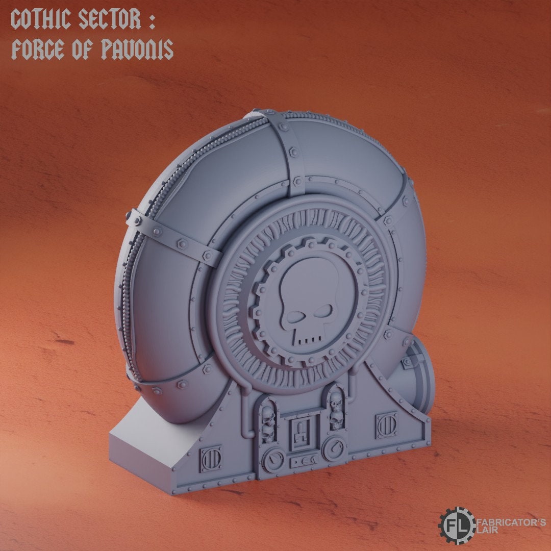 Plasma Processing Machinery Wargaming Terrain 28mm - Printed on FDM Bambu Lab X1 Carbon (Custom Order) - product image 4 of 4