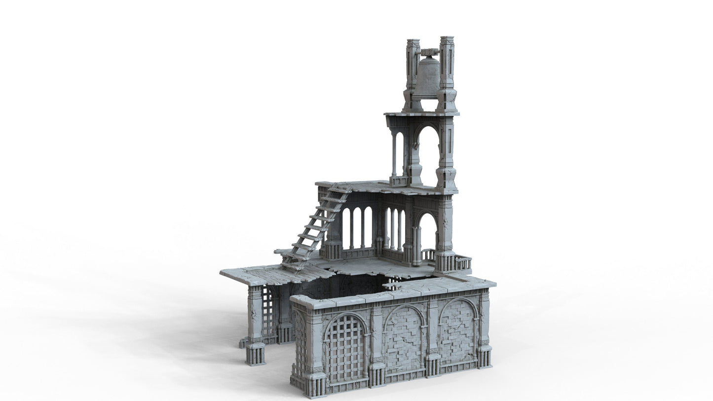 Gothic Ruins Set 1 Wargaming Terrain 28mm - Printed on FDM Bambu Lab X1 Carbon (Custom Order) - product image 3 of 6