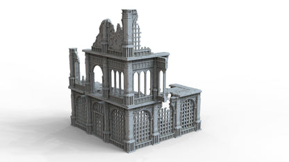 Gothic Ruins Set 2 Wargaming Terrain 28mm - Printed on FDM Bambu Lab X1 Carbon (Custom Order) - product image 4 of 6