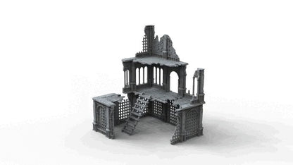 Gothic Ruins Set 2 Wargaming Terrain 28mm - Printed on FDM Bambu Lab X1 Carbon (Custom Order) - product image 6 of 6