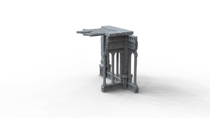 Gothic Ruins Set 5 Wargaming Terrain 28mm - Printed on FDM Bambu Lab X1 Carbon (Custom Order) - product image 4 of 7