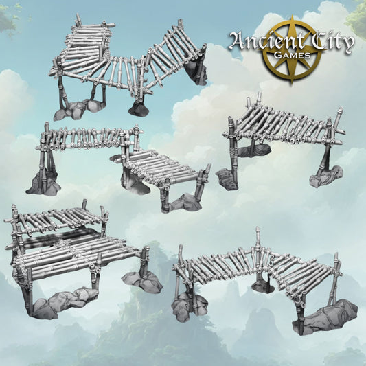 Enchanted Isles Platforms x5 Wargaming Terrain 28mm-32mm - Printed on FDM Bambu Lab X1 Carbon (Custom Order) - product image