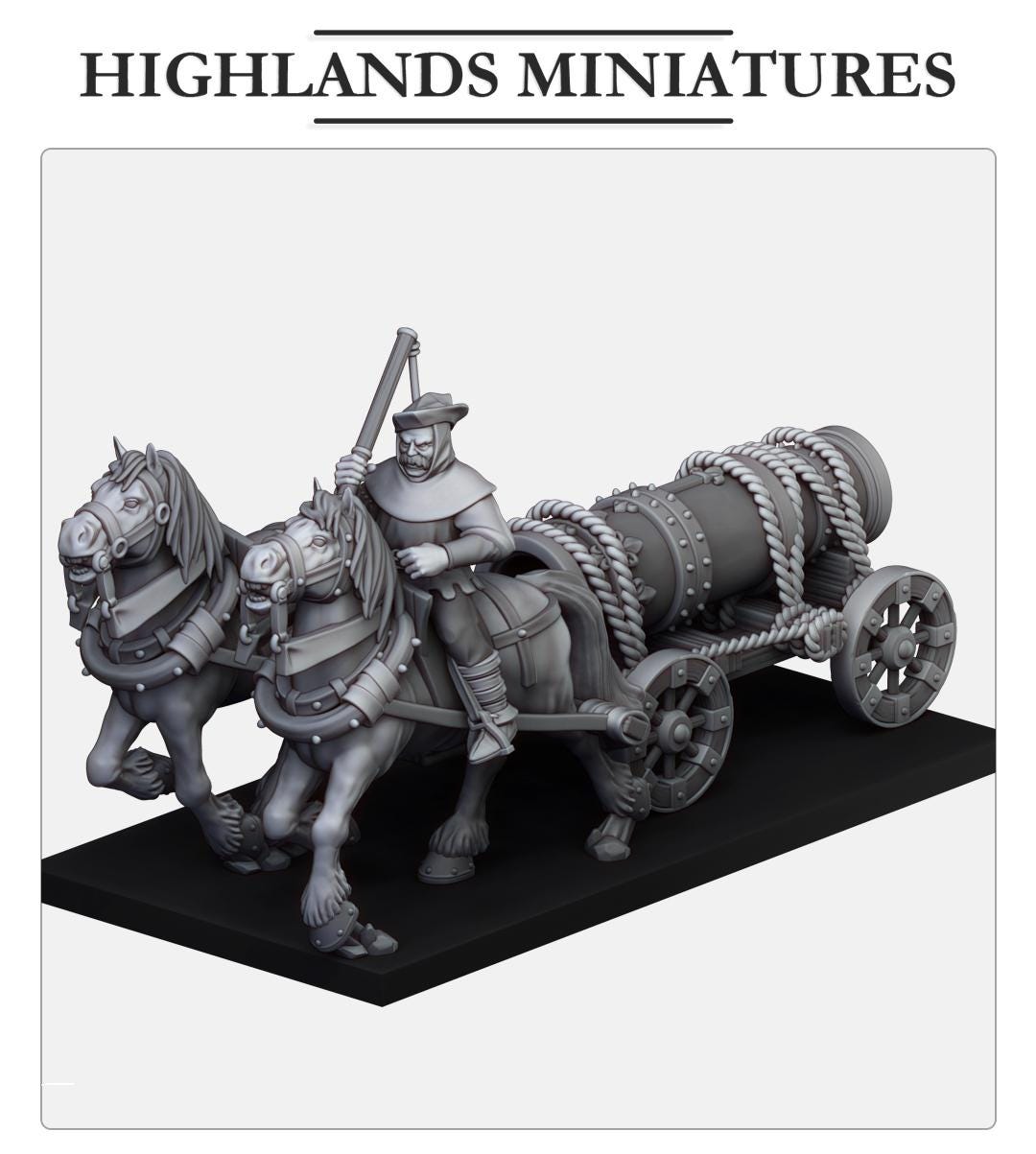 Highland Miniatures Gallia Bombard - Fantasy / D&D (Custom Order) - product image 3 of 3