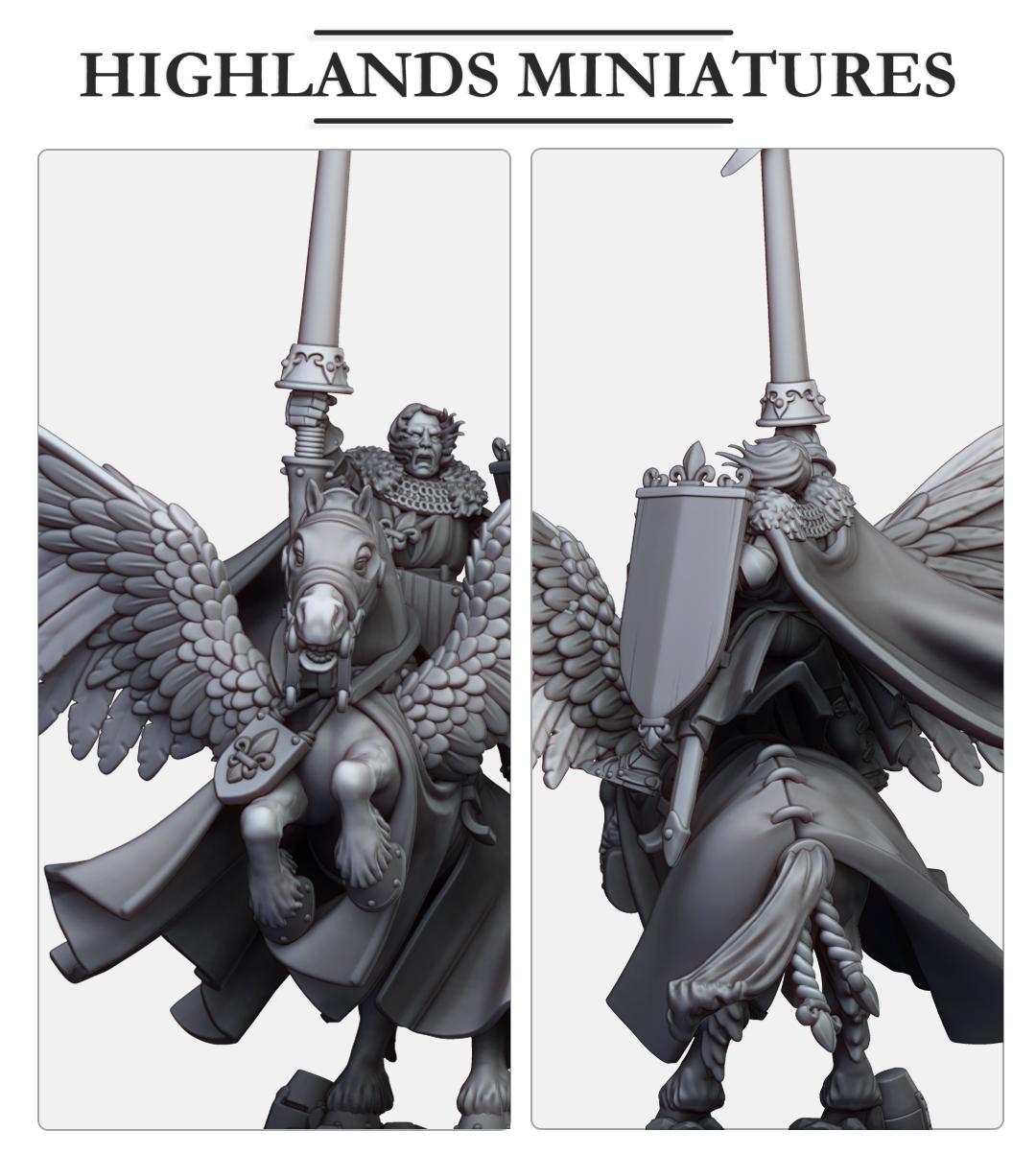Highland Miniatures Sir Lancelot, High Duke of Gallia - Fantasy / D&D (Custom Order) - product image 1 of 2