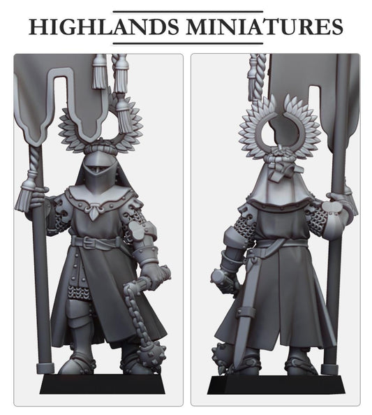 Highland Miniatures Gallia Battle Standard Bearers - Fantasy / D&D (Custom Order) - product image 1 of 4