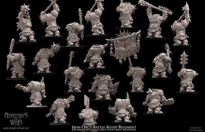 Avatars of War Iron Orcs Great Weapons Regiment - Fantasy / D&D (Custom Order) - product image 5 of 5