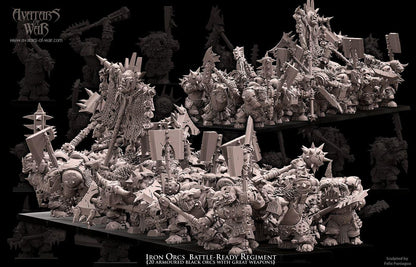Avatars of War Iron Orcs Great Weapons Regiment - Fantasy / D&D (Custom Order) - product image 2 of 5