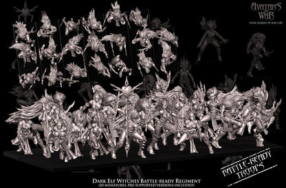 Avatars of War Dark Elf Witches - Fantasy / D&D (Custom Order) - product image 3 of 3