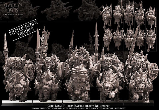 Avatars of War Orc Boar Riders - Fantasy / D&D (Custom Order) - product image 2 of 4