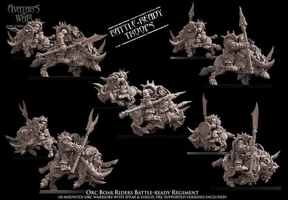 Avatars of War Orc Boar Riders - Fantasy / D&D (Custom Order) - product image 4 of 4
