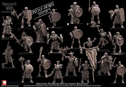 Avatars of War Skeleton Warriors - Fantasy / D&D (Custom Order) - product image 1 of 3