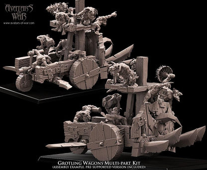 Avatars of War Grotling Battle Wagon - Fantasy / D&D (Custom Order) - product image 5 of 7