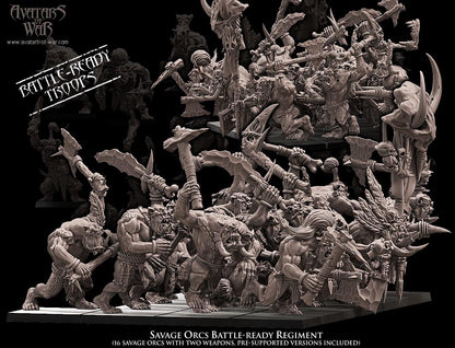Avatars of War Savage Orcs Regiment - Fantasy / D&D (Custom Order) - product image 2 of 3