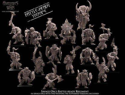 Avatars of War Savage Orcs Regiment - Fantasy / D&D (Custom Order) - product image 3 of 3