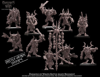 Avatars of War Daemons of Wrath Regiment - Fantasy / D&D (Custom Order) - product image 3 of 3
