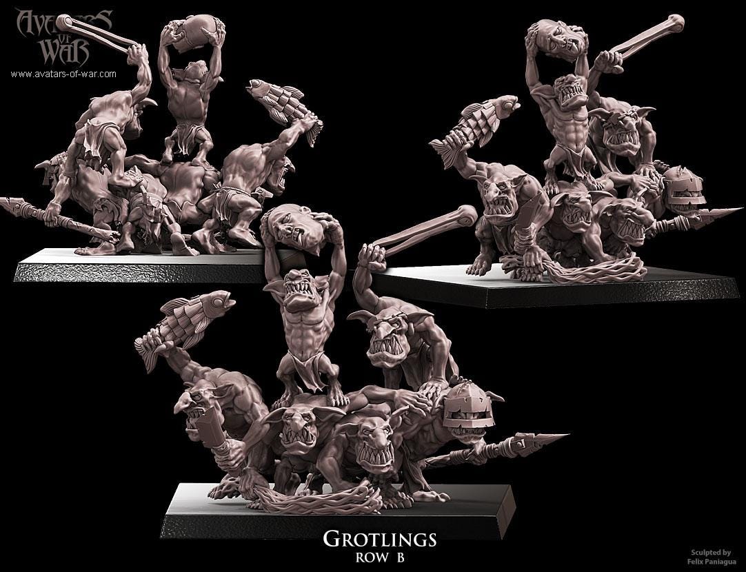 Avatars of War Grotlings Regiment - Fantasy / D&D (Custom Order) - product image 4 of 7