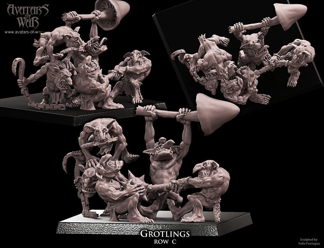 Avatars of War Grotlings Regiment - Fantasy / D&D (Custom Order) - product image 5 of 7