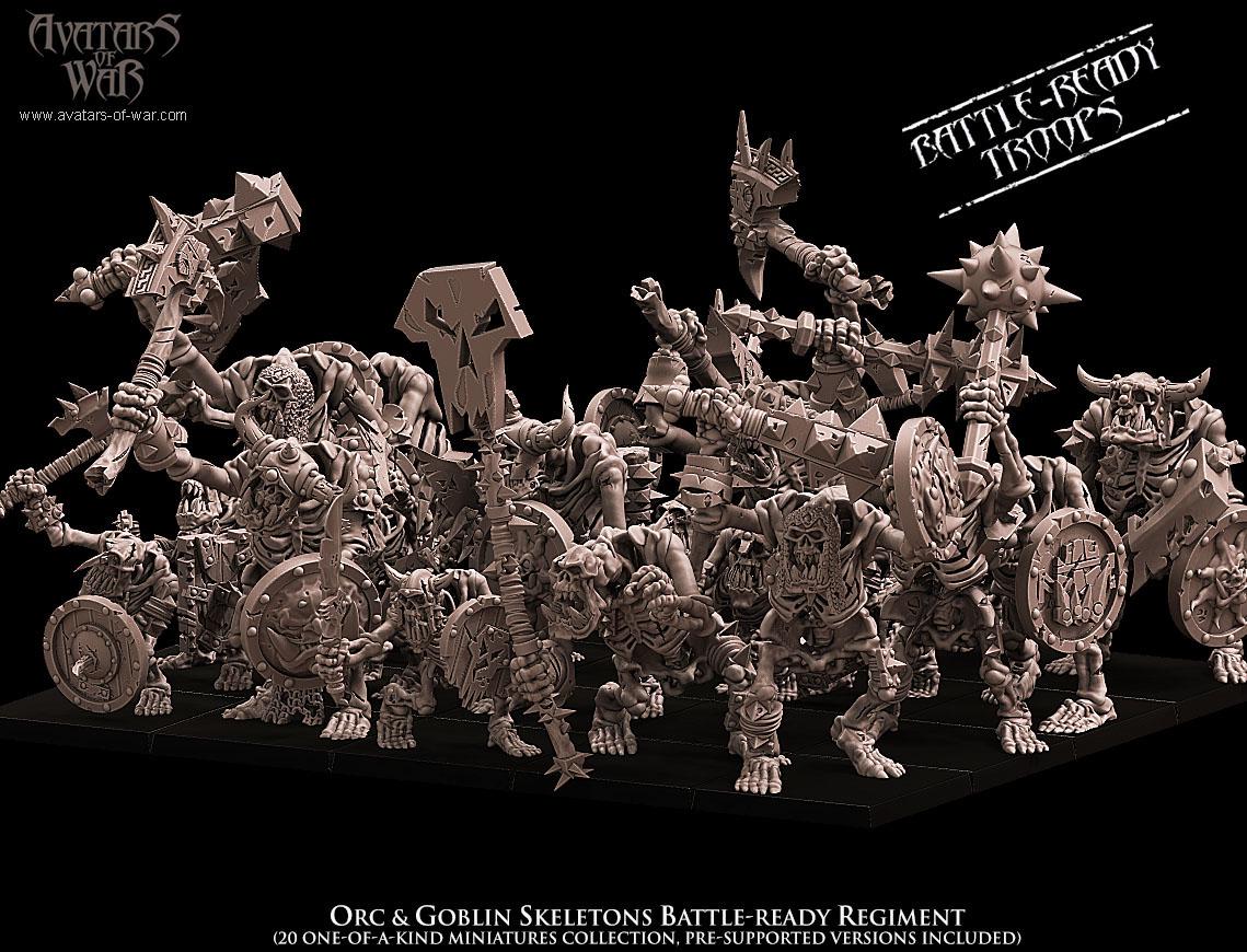 Avatars of War Beastman Skeletons - Fantasy / D&D (Custom Order) - product image 1 of 6