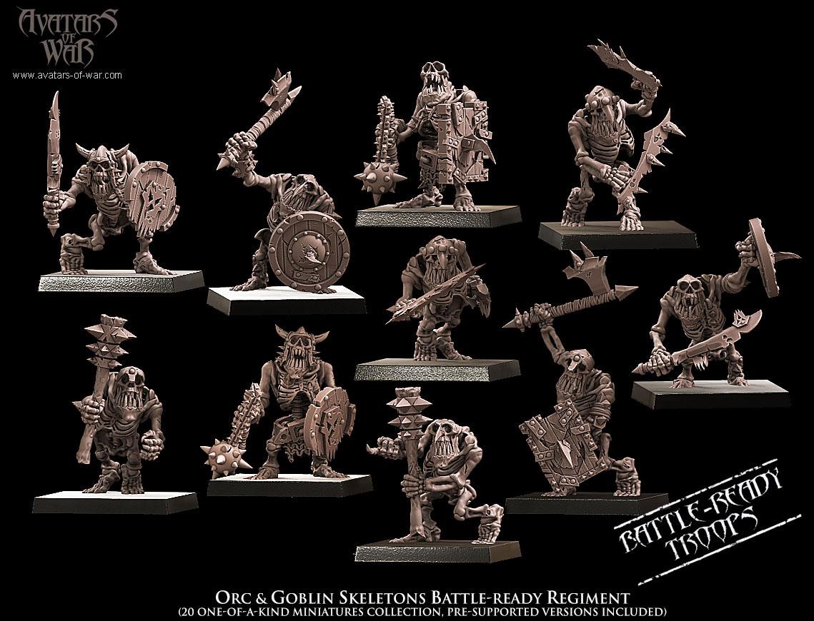 Avatars of War Beastman Skeletons - Fantasy / D&D (Custom Order) - product image 4 of 6