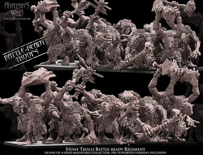 Avatars of War Stone Trolls - Fantasy / D&D (Custom Order) - product image 1 of 4