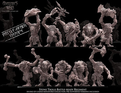 Avatars of War Stone Trolls - Fantasy / D&D (Custom Order) - product image 4 of 4