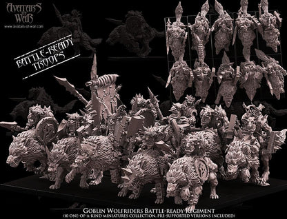 Avatars of War Goblin Wolfriders - Fantasy / D&D (Custom Order) - product image 3 of 4