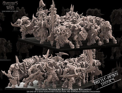Avatars of War Beastman Warriors - Fantasy / D&D (Custom Order) - product image 2 of 5