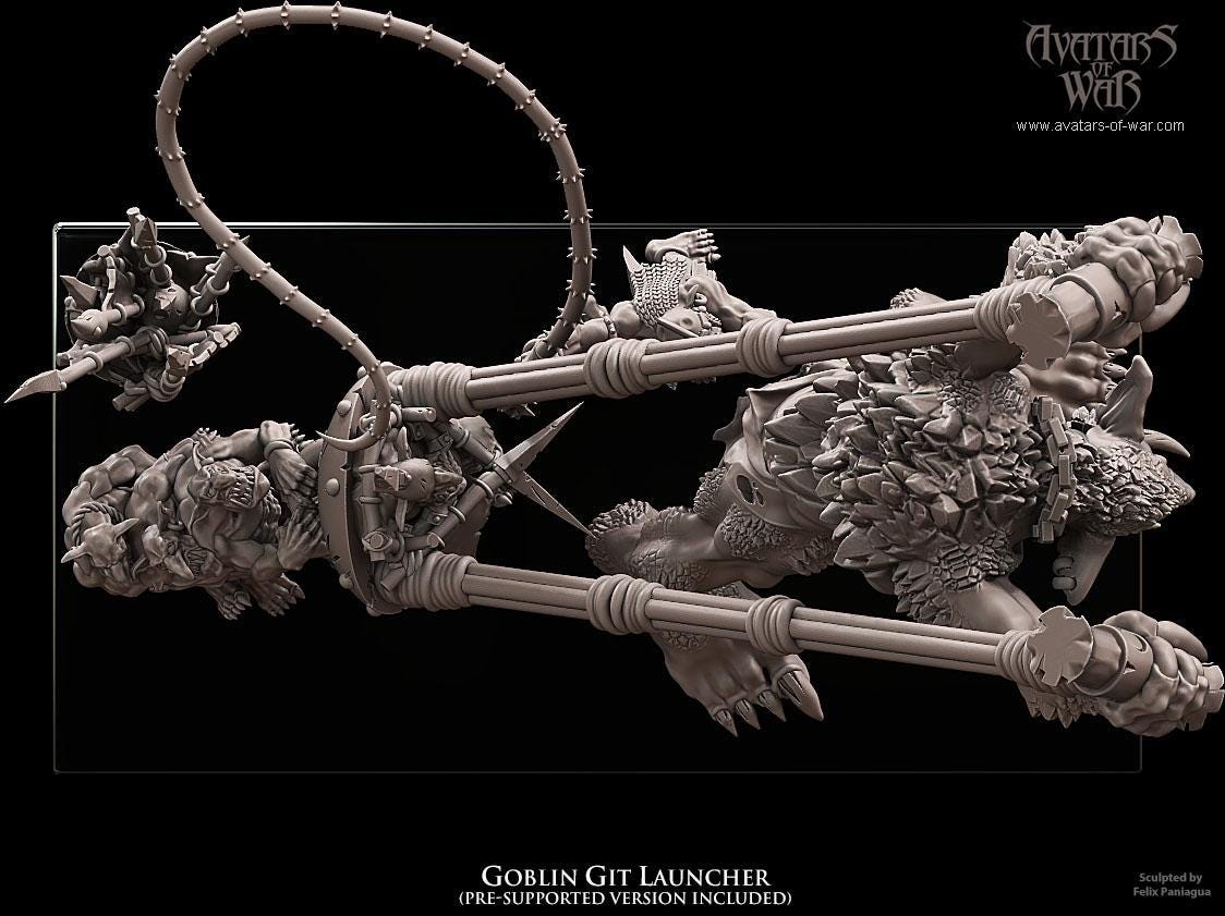Avatars of War Goblin Git Launcher - Fantasy / D&D (Custom Order) - product image 4 of 5