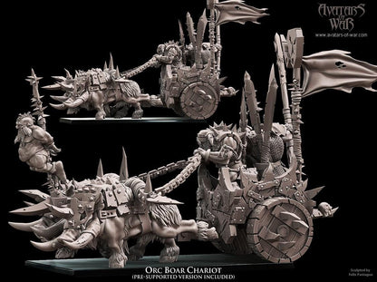 Avatars of War Orc Boar Chariot - Fantasy / D&D (Custom Order) - product image 4 of 7