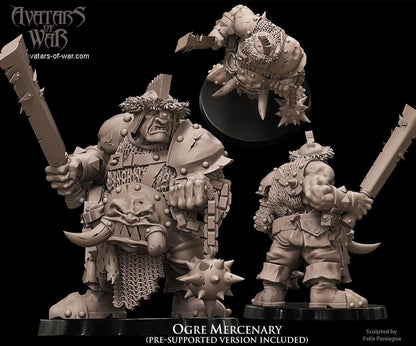 Avatars of War Ogre Mercenary - Fantasy / D&D (Custom Order) - product image 2 of 2