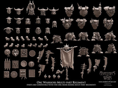 Avatars of War Orc Warriors Regiment - Fantasy / D&D (Custom Order) - product image 1 of 5