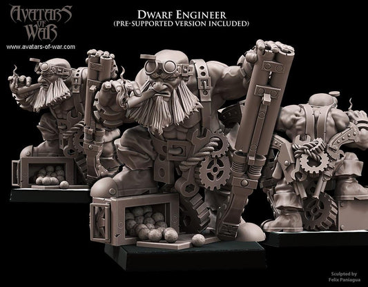 Avatars of War Dwarf Engineer - Fantasy / D&D (Custom Order) - product image