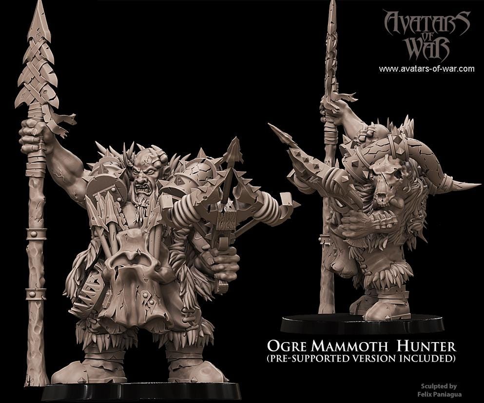Avatars of War Ogre Hunter - Fantasy / D&D (Custom Order) - product image 2 of 2