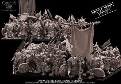 Avatars of War Orc Warriors Regiment - Fantasy / D&D (Custom Order) - product image 2 of 4